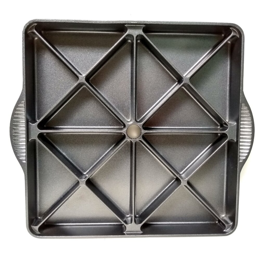 Nordic Ware Mini Scone Cornbread Pan Nonstick Cast Aluminum 9.5" Square USA NWOT - Picture 4 of 7